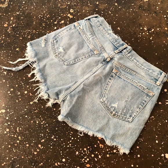 AGOLDE Parker Vintage Cut Off Shorts Jeans 26 - Picture 5 of 8
